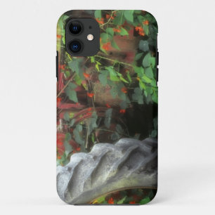 Lente bloemen versieren een oude tractor. Case-Mate iPhone case