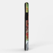 Lente bloemen versieren een oude tractor. Case-Mate iPhone case (Achterkant/rechts)
