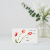 Lente Bloemen Visitekaartje (Staand voorkant)