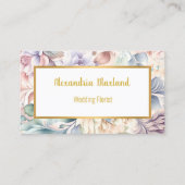  LENTE BLOEMEN VISITEKAARTJE (Voorkant)