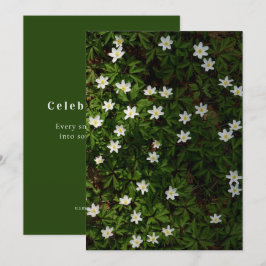 Lente bloemen voor Earth Day kaart