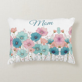 Lente bloemen voor mama uit grootmoeders tijd accent kussen