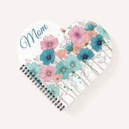 Lente bloemen voor mama uit grootmoeders tijd notitieboek