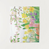 Lente Bloemen Wandkleed (Voorkant)