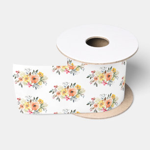 Lente Bloemen Welkom baby Shower Satijnen Lint