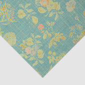 lente bloemenaangepaste tekst tissuepapier (Detail)