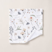 lente bloemenbad handdoek set (Wasdoekje)