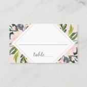 Lente bloemenblos | Bruiloft Flat Escort Kaart Plaatskaartje (Achterkant)