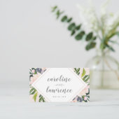 Lente bloemenblos | Bruiloft Flat Escort Kaart Plaatskaartje (Staand voorkant)