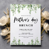 Lente bloemenbrunch Moederdag Kaart