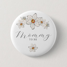Lente Bloemenkindercadeau Speld Moeder te worden K Ronde Button 5,7 Cm