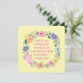  lente bloemenkrans religieus leeg (Staand voorkant)