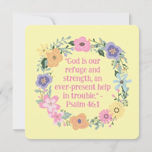  lente bloemenkrans religieus leeg (Voorkant)