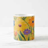 Lente bloemenontwerp koffiemok (Center)