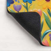 Lente bloemenontwerp muismat (Hoek)