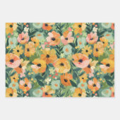  lente bloemenperzik Waterverf decoupage Inpakpapier Vel (Voorkant 2)