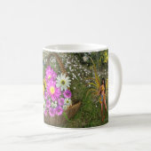 Lente bloemenplukkers. koffiemok (Voorkant rechts)