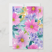 Lente-bloemfeest voor elke gelegenheid kaart (Achterkant)