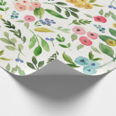 Lente Bloemige Inpakpapier (Hoek)