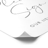 Lente bloemkaarten en cadeaus poster (Hoek)