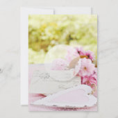  lente bloemlintje, geschikt voor bruiloft kaart (Achterkant)