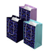 Lente Bloemmotief Lila Medium Cadeauzakje