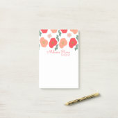 Lente Bloemmotief Ontwerper Zakelijk Post-it® Notes (Op bureau)