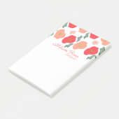 Lente Bloemmotief Ontwerper Zakelijk Post-it® Notes (Schuin)