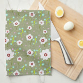 Lente Bloemmotief Theedoek (Quarter Fold)