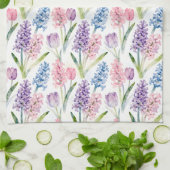 Lente Bloemmotief Theedoek (Gevouwen)