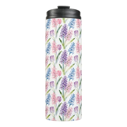 Lente Bloemmotief Thermosbeker (Voorkant)