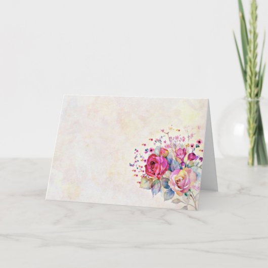 Lente bloemstuk  kaart (Voorkant)