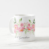 Lente Bloemstuk Opgrootmoeder Koffiemok (Voorkant links)