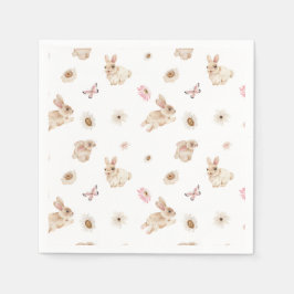 Lente Bloemstuk Pasen Konijn Baby Shower Servet