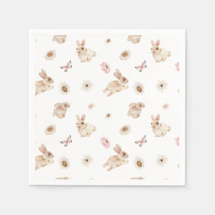 Lente Bloemstuk Pasen Konijn Baby Shower Servet
