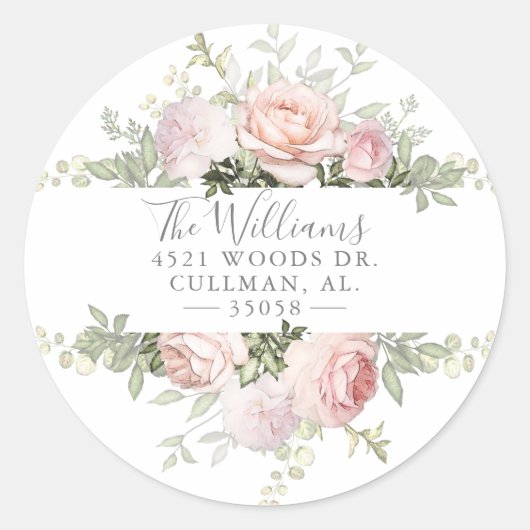 Lente Bloemstuk Retouradres Label Stempel (Voorkant)