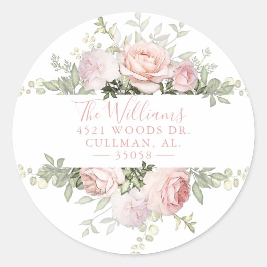 Lente Bloemstuk Retouradres Label Zegel (Voorkant)