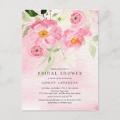 Lente Bloesem Bloemstuk Bruiloft Uitnodiging (Voorkant)