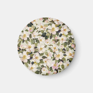 Lente bloesem boom takken patroon magneet