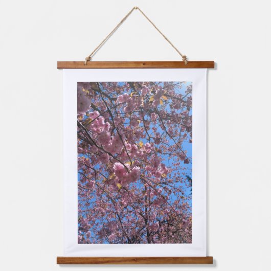 Lente Bloesem Hangend Wandkleed (Voorkant)