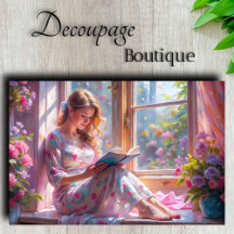 Lente Bloesem Lezer Romantisch Bloemendecoupage