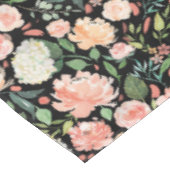 Lente Bloesem Perzik Waterverf Bloemstuk Aangepast Tafelkleed (Gekanteld)