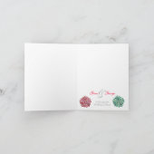 Lente Bloesem Trouwkaart Bedankbriefkaart Bedankkaart (Binnen)