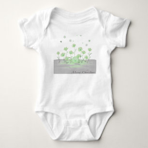 Lente Bloesem – Zachte Groene Sereniteit Romper