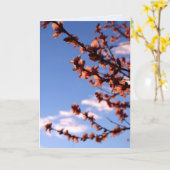 Lente Bloesemkaart Nieuwe Beginnen Kaart (Gele Bloem)