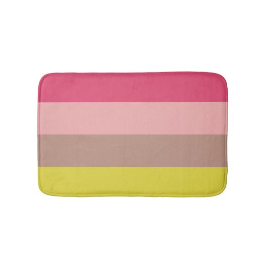 Lente bloesems 4 streep badmat (Voorkant)