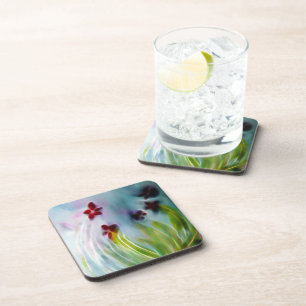 Lente bloesems bier onderzetter