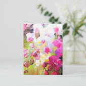 Lente bloesems briefkaart (Staand voorkant)