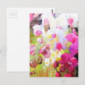 Lente bloesems briefkaart (Voorkant / Achterkant)