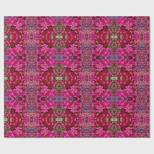 Lente bloesems cadeaupapier (Vlak)